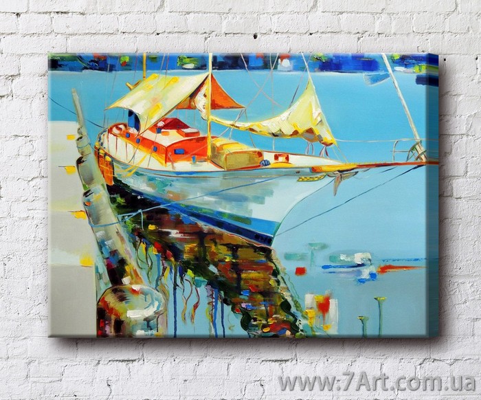Морской пейзаж, ART: Yaht